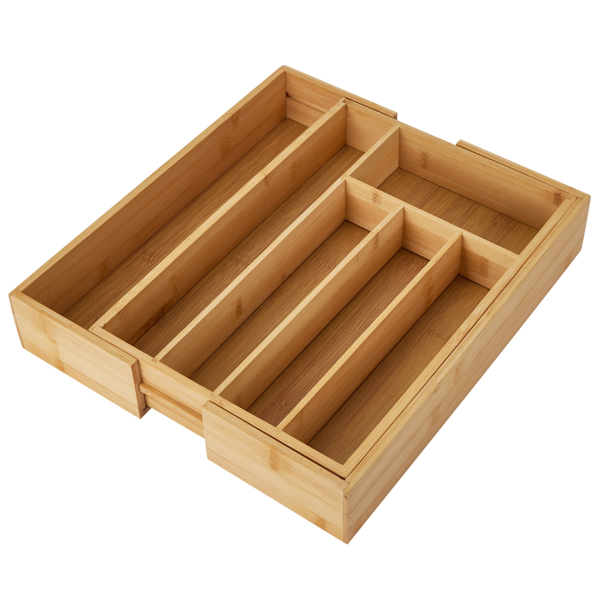 Kitchen Details Bamboo Expandable Cutlery Tray